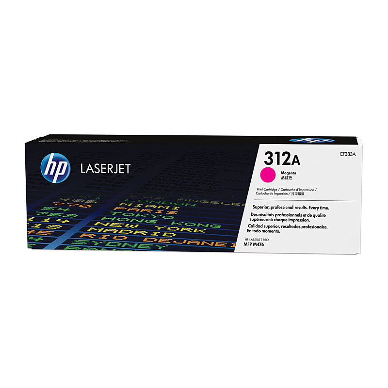 HP 312A CF383A — magenta toner retail packaging