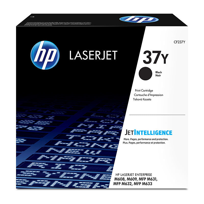 HP 37Y CF237Y — black toner retail packaging