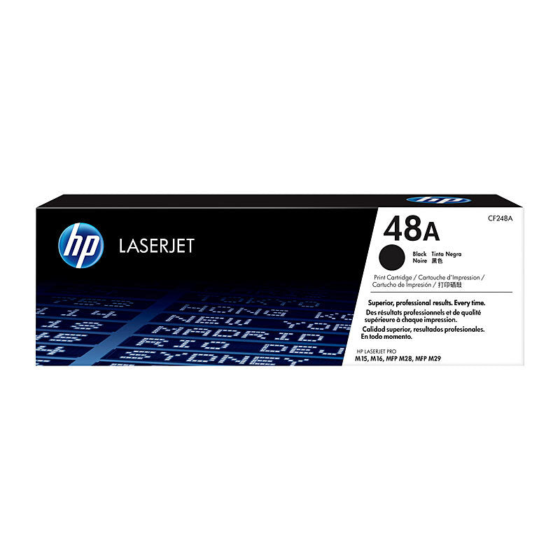 HP 48A CF248A — black toner retail box, front view