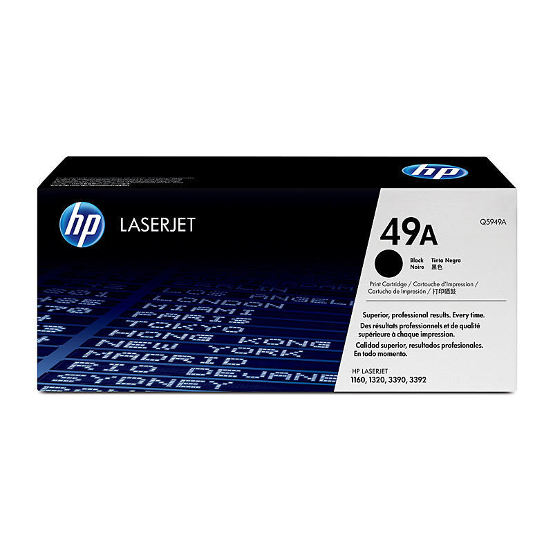 HP 49A Q5949A — black toner retail packaging