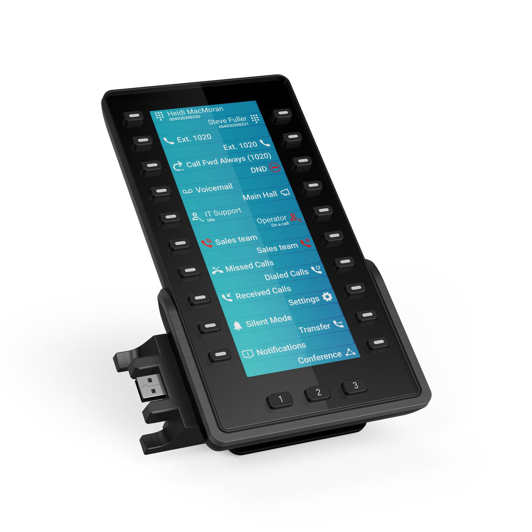 Snom D8C Expansion Module — Front View with 60 LED Keys