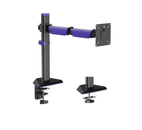 Brateck LDT89-C012 Amethyst Articulating Gaming Monitor Arm — Matte Black