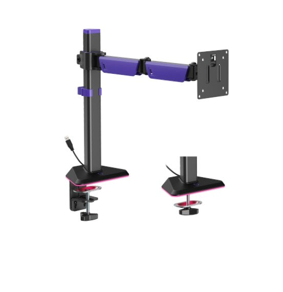 Brateck LDT89-C012L Articulating RGB Gaming Monitor Arm