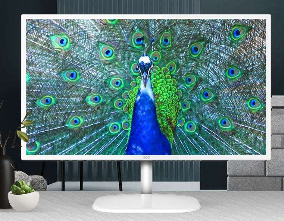Aoc 31.5' Ips Panel 4ms 2 K Qhd 2560x1440, Hdmi, Dp, 75 Hz, 3 Sided Narrow Frame, Vesa 100, Hdmi: 1.4, Display Port: 1.4, White Colour, Business Monitor