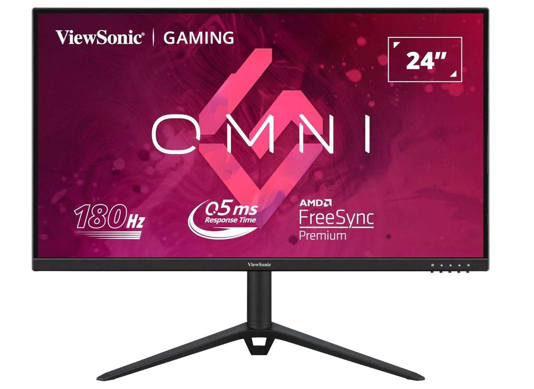View Sonic 24' 180 Hz 0.5ms, Fast Ips, Crisp Image And Smooth Play. Vesa Clear Mr Certified, Freesync, Adaptive Sync, Speakers, Hdmi & Dp Gaming Monitor