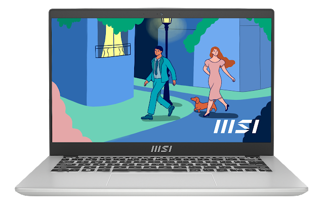 MSI Modern 14 C12M 14” FHD i5 16GB RAM 512GB Laptop - Urban Silver