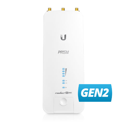 White router with 'PRISM' and 'GEN2' branding on a white background