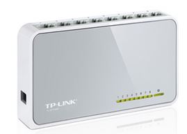 Tp Link Tl Sf1008 D 8 Port 10/100 M Desktop Switch, 8 10/100 M Rj45 Ports, Plastic Case, Supports Auto Mdi/Mdix