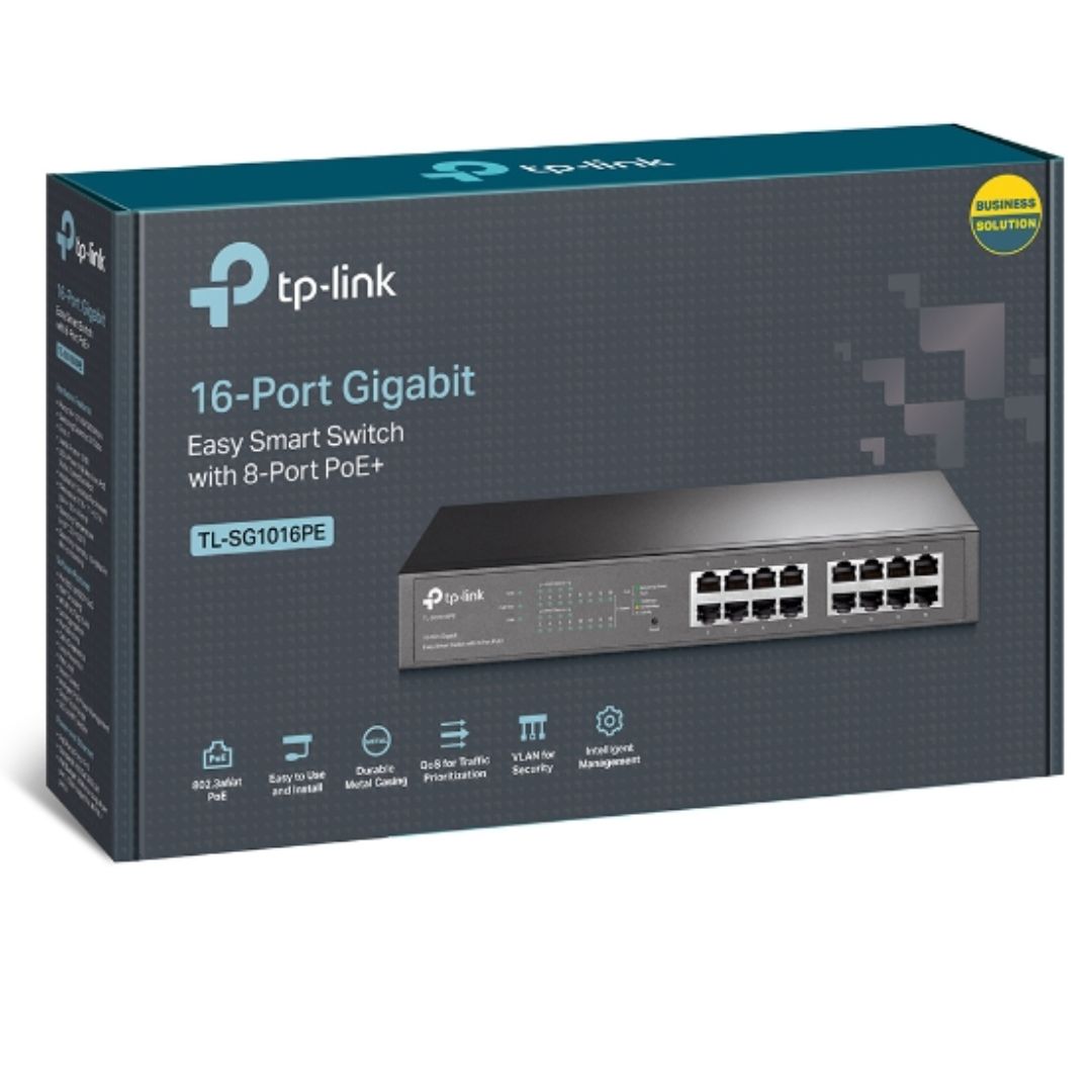 TP-Link TL-SG1016PE 16-Port Gigabit Easy Smart Switch