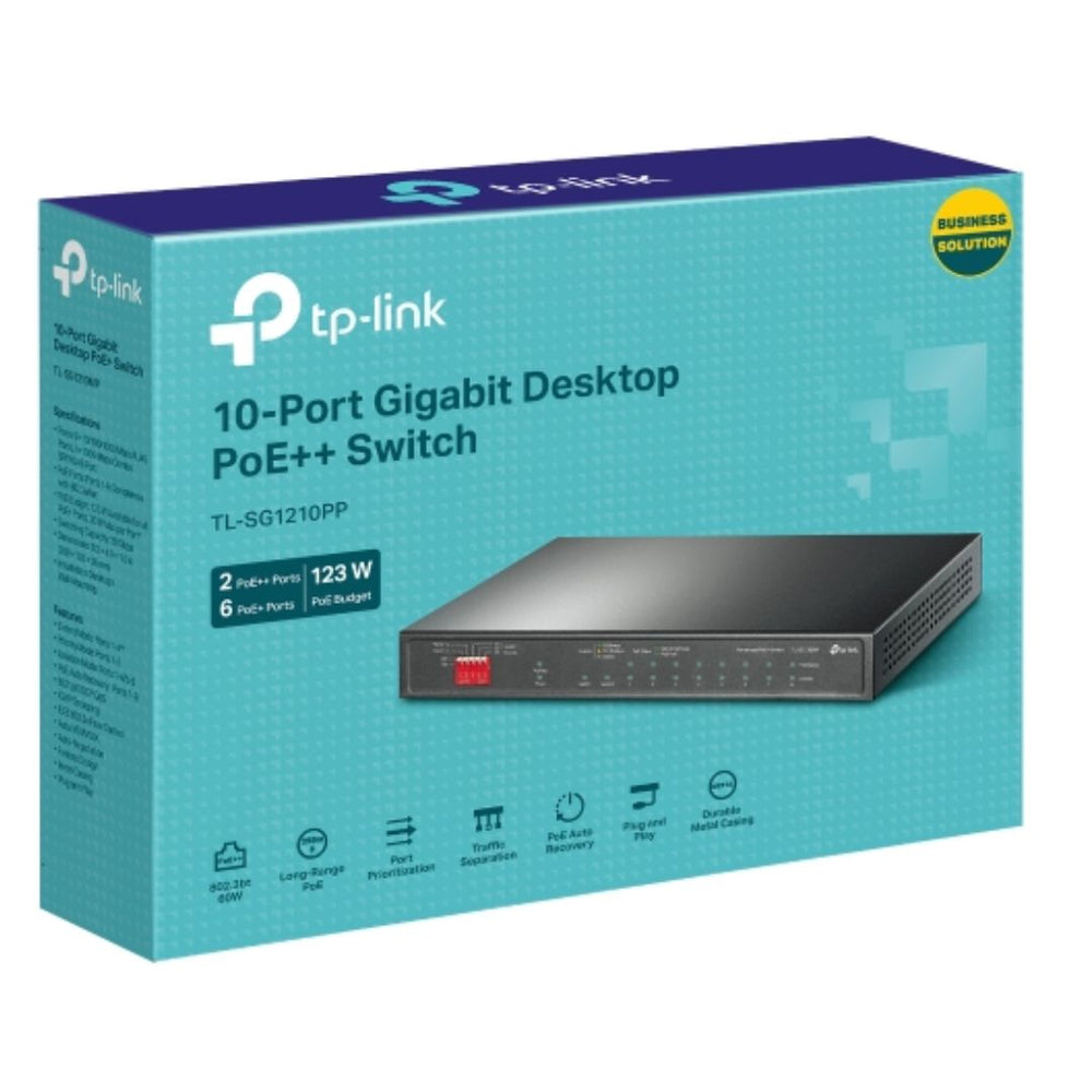 TP-Link TL-SG1210PP | 10-Port Gigabit 