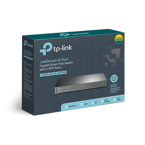 TP-Link SG2210P | 8-Port Gigabit Managed PoE Switch