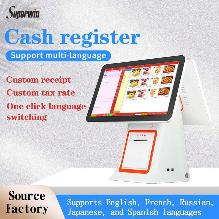 Export Pos systems English version cash register Android pos machine cash register