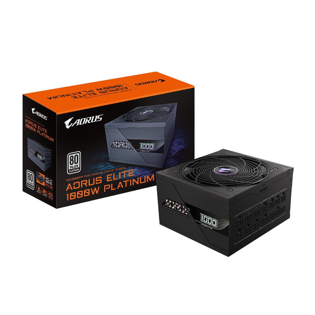 Gigabyte GP-AE850PM PG5 ICE 850W PSU Power Supply — Front View