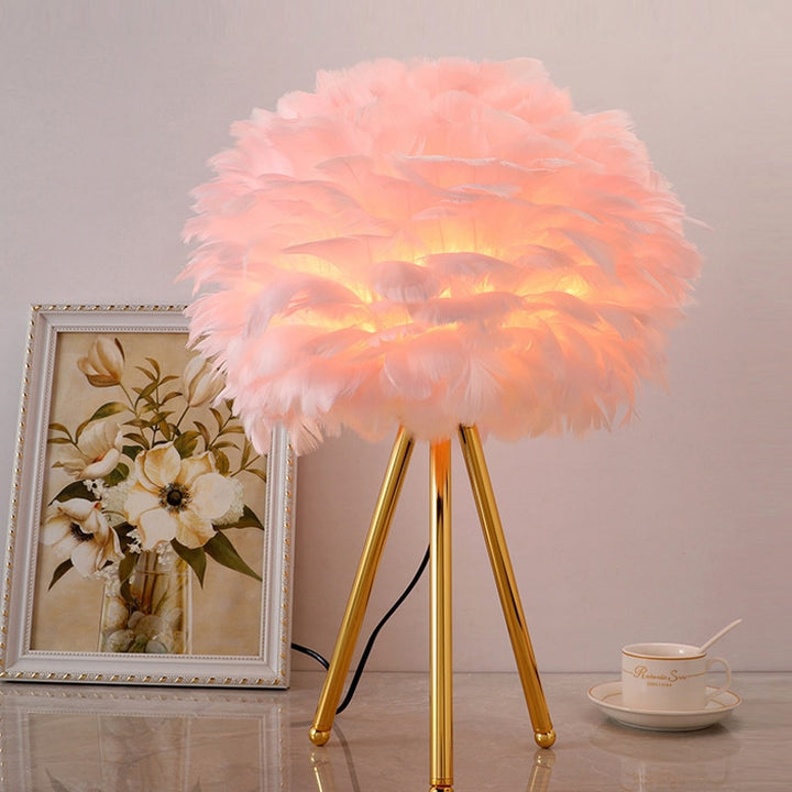 "Nordic Glow: LED Table Lamp for Indoor Romance"