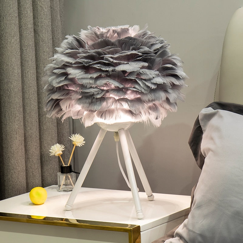 "Nordic Glow: LED Table Lamp for Indoor Romance"