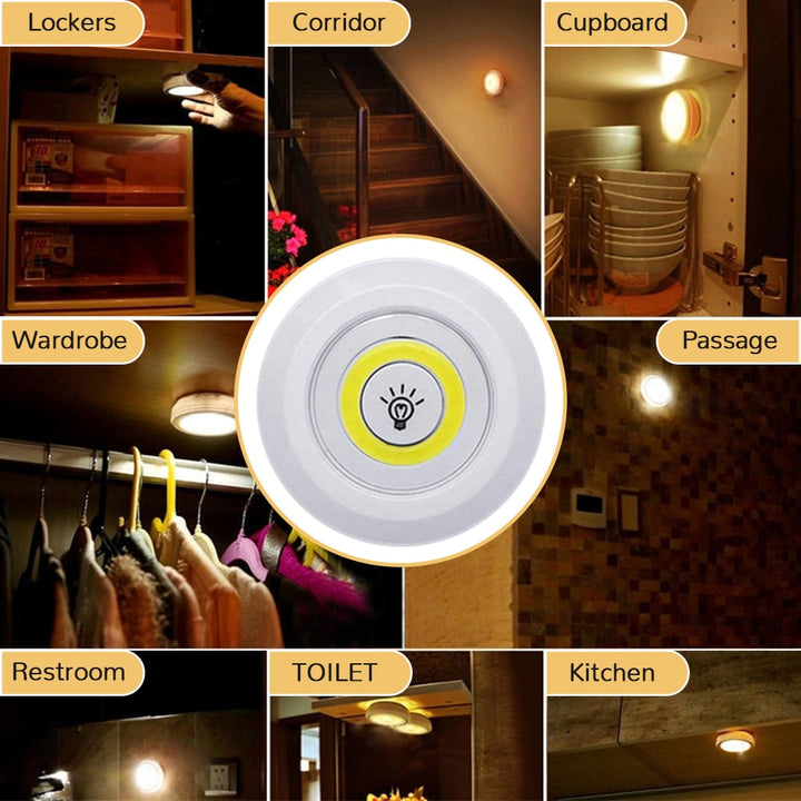 "UltraGlow 3W Cob LED Under Cabinet Light: Illuminate with Brilliance!"