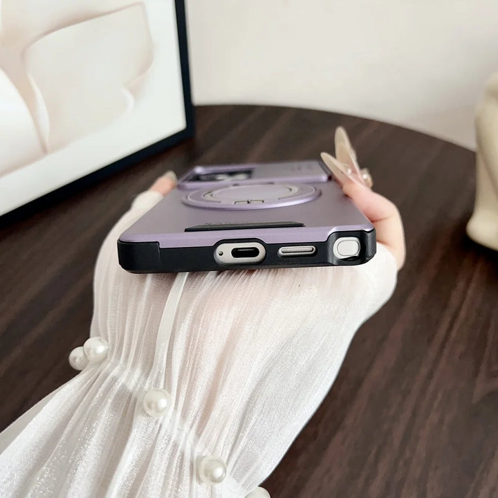 Samsung Galaxy Compatible Case with Sliding Camera Cover & Ring Stand