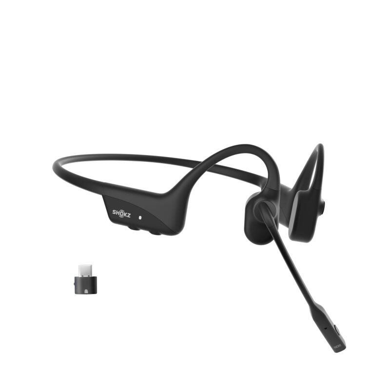SHOKZ OpenComm 2 Bluetooth Headset - Black
