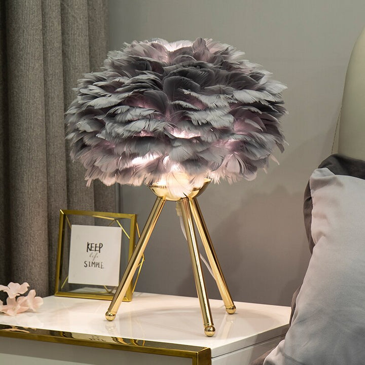 "Nordic Glow: LED Table Lamp for Indoor Romance"