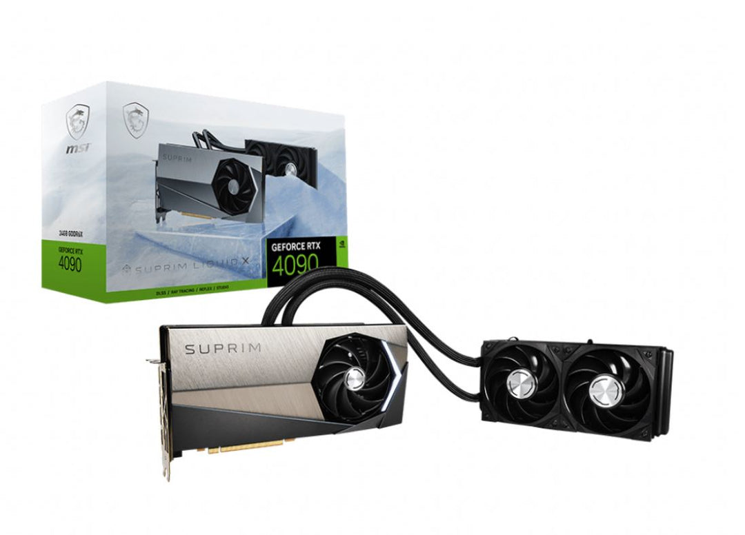 Msi N Vidia Ge Force Rtx 4090 Suprim Liquid X 24 G Video Card, 2640 Mhz Pci E 4, Gddr6 X, 3x Dp1.4a, 1x Hdmi 2.1