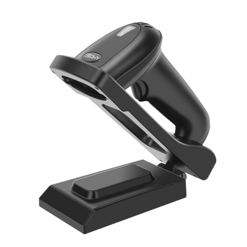 YHDAA YHD-5800DB 2D Wireless Bluetooth Barcode / QR Code Scanner + Stand (Black)